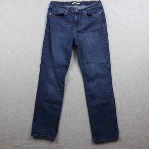 Levi's Jeans Womens 10 Classic Straight Stretch Flex 5-Pocket Denim Blue